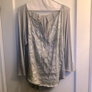 Tiny by Anthropologie pale aqua blue top